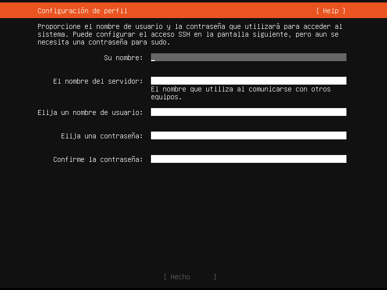 Ubuntu Server 20.04 instalación desde cero