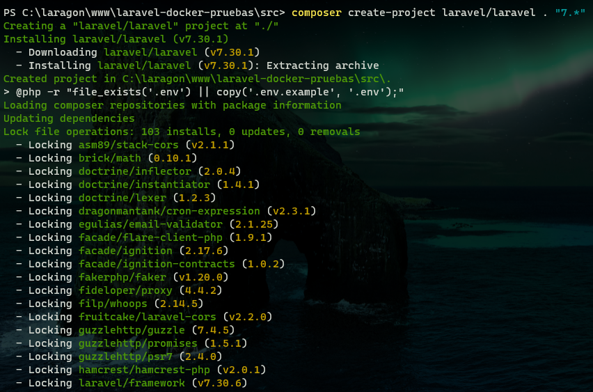 Configurar entorno local Laravel Docker